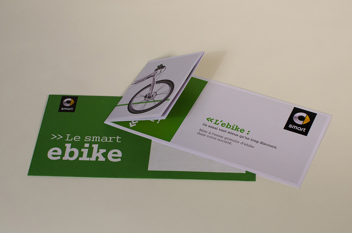 Smart Bike E-Bike electric bike green fold folding daimler car fortwo
