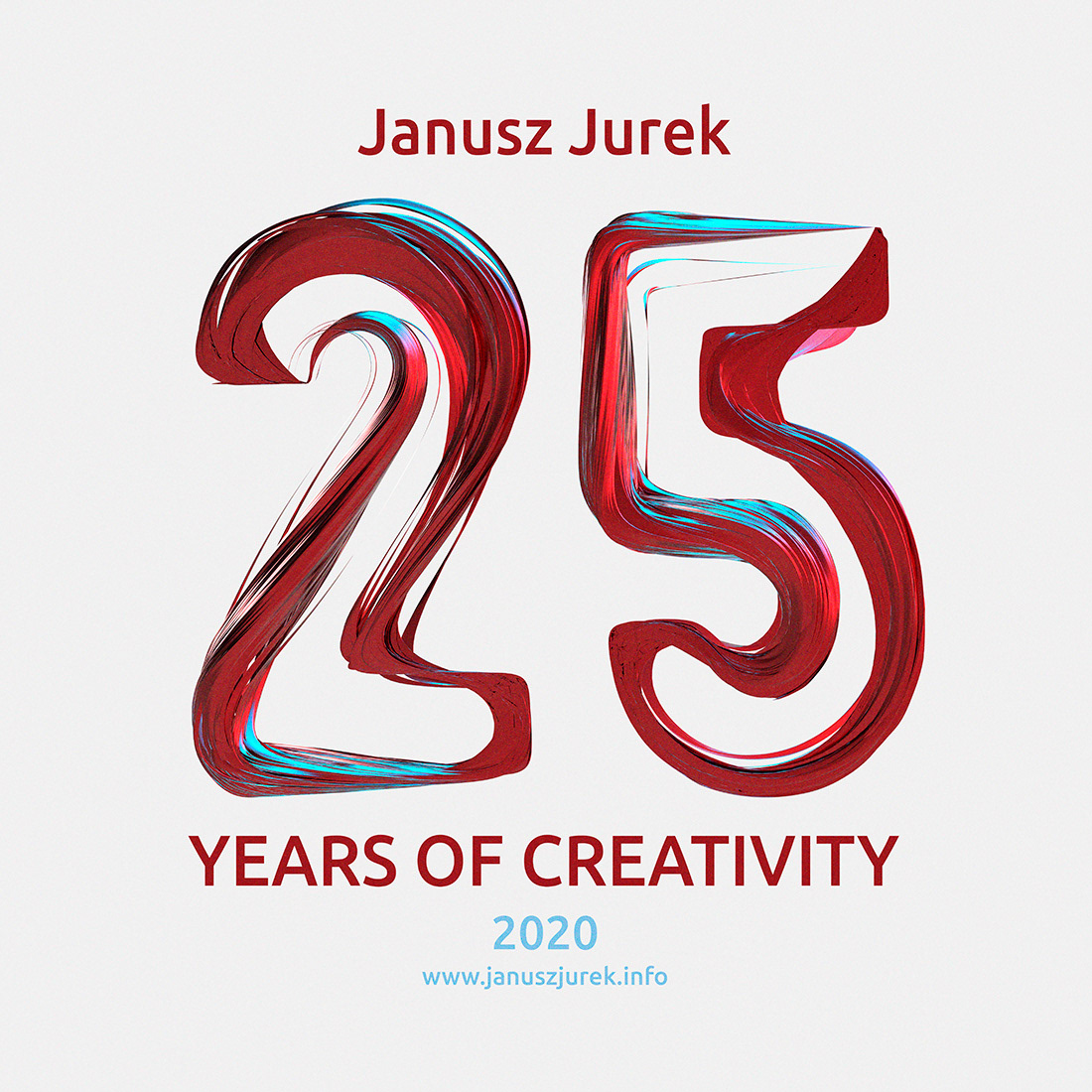 anniversary Creativity font generative janusz jubilee jurek  Procedural typography  