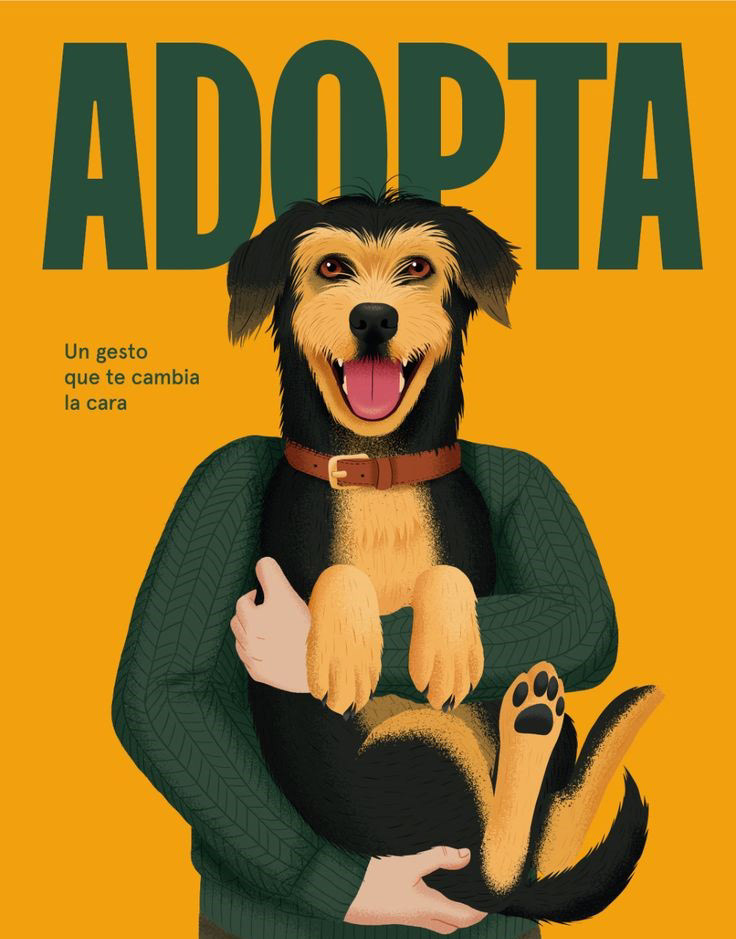 dog mascotas diseño ADOPCION ANIMAL