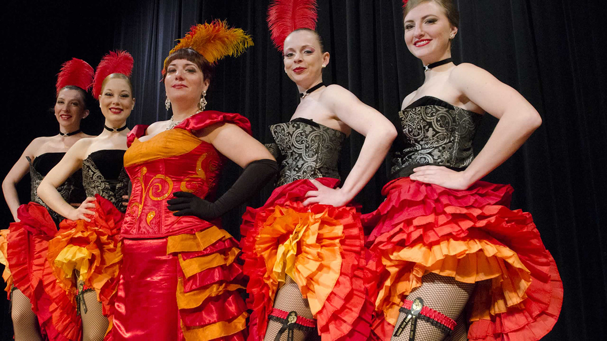 diamond tooth gerties gerties Dawson City yukon cancan Theatre dancers Stage Costumes Amy Soloway Tracey Nordick Helen Watts