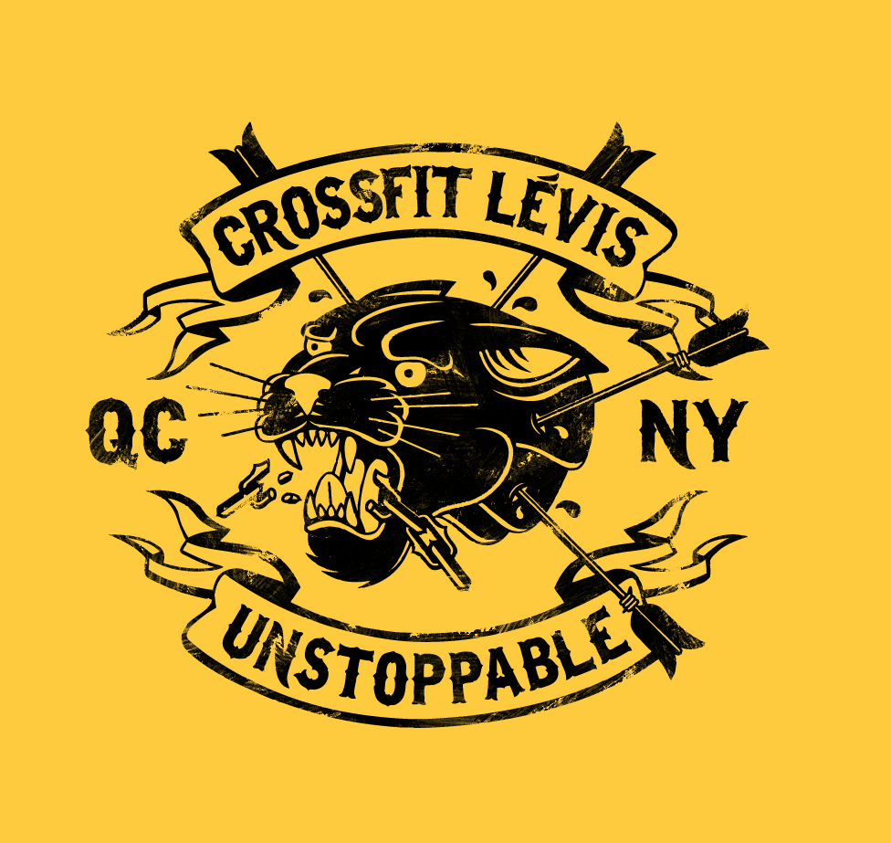 levis panther logo tattoo art Crossfit shirt