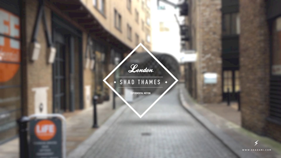 London Shad Thames live action vfx design 3d animation FILMING