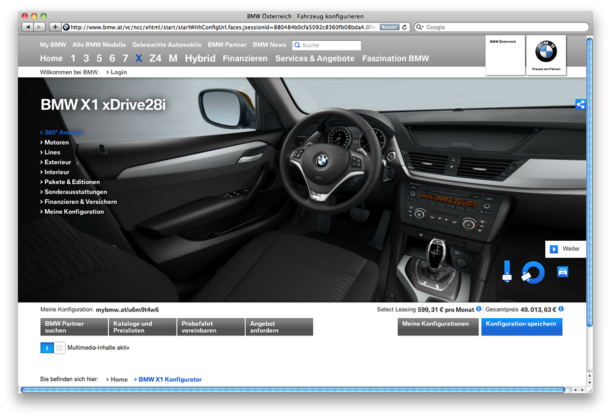 BMW relaunch Website online Personalisation CRM