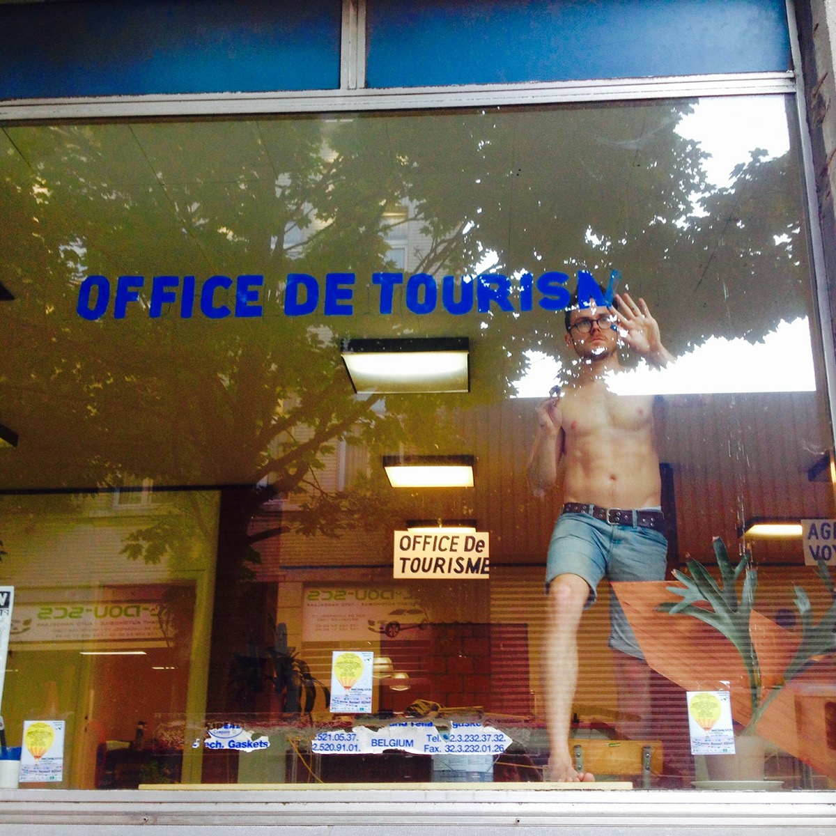 Molenbeek brussels photo wall travels window lettering
