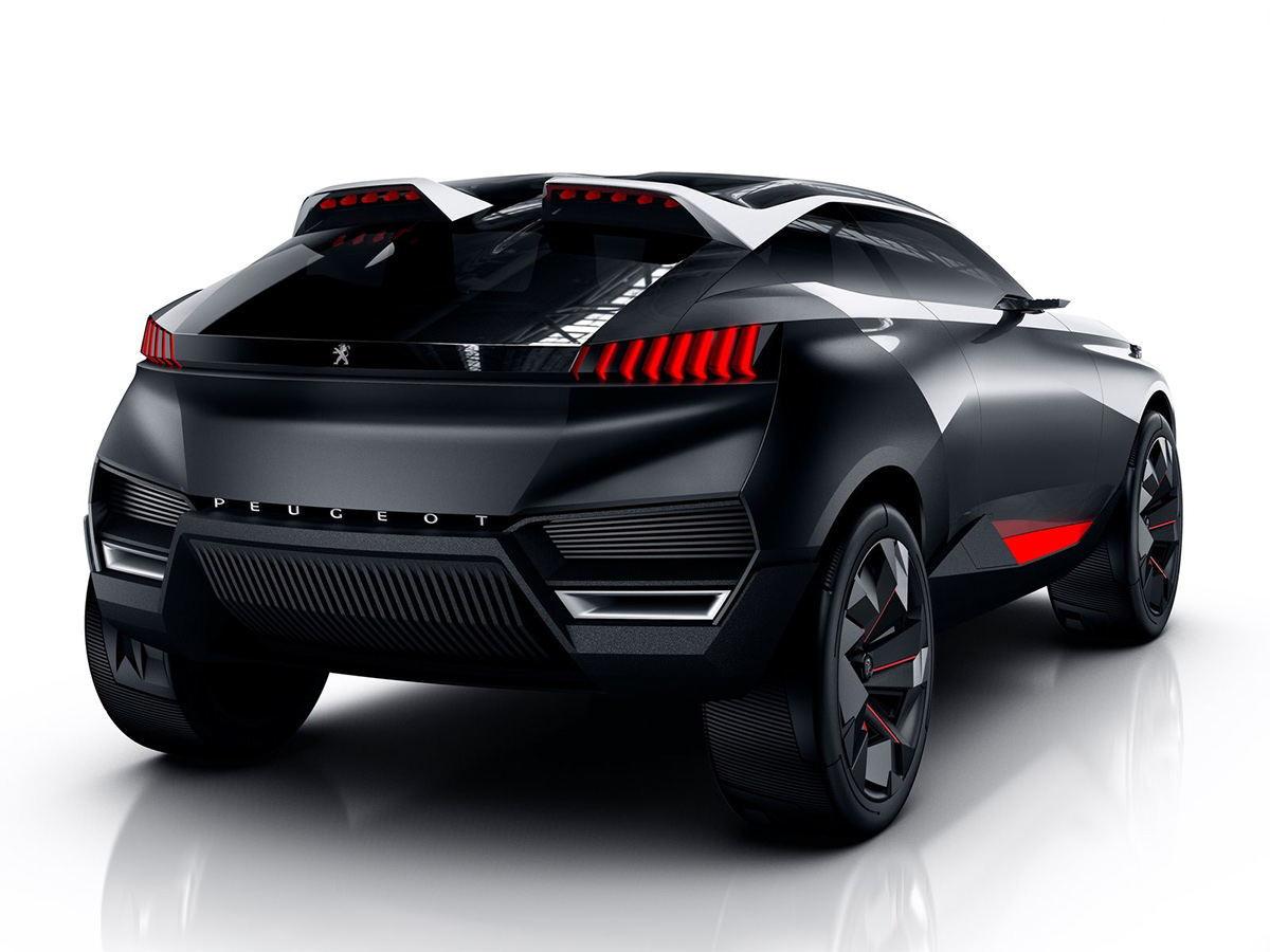 PEUGEOT CGI small dots automotive   3D car