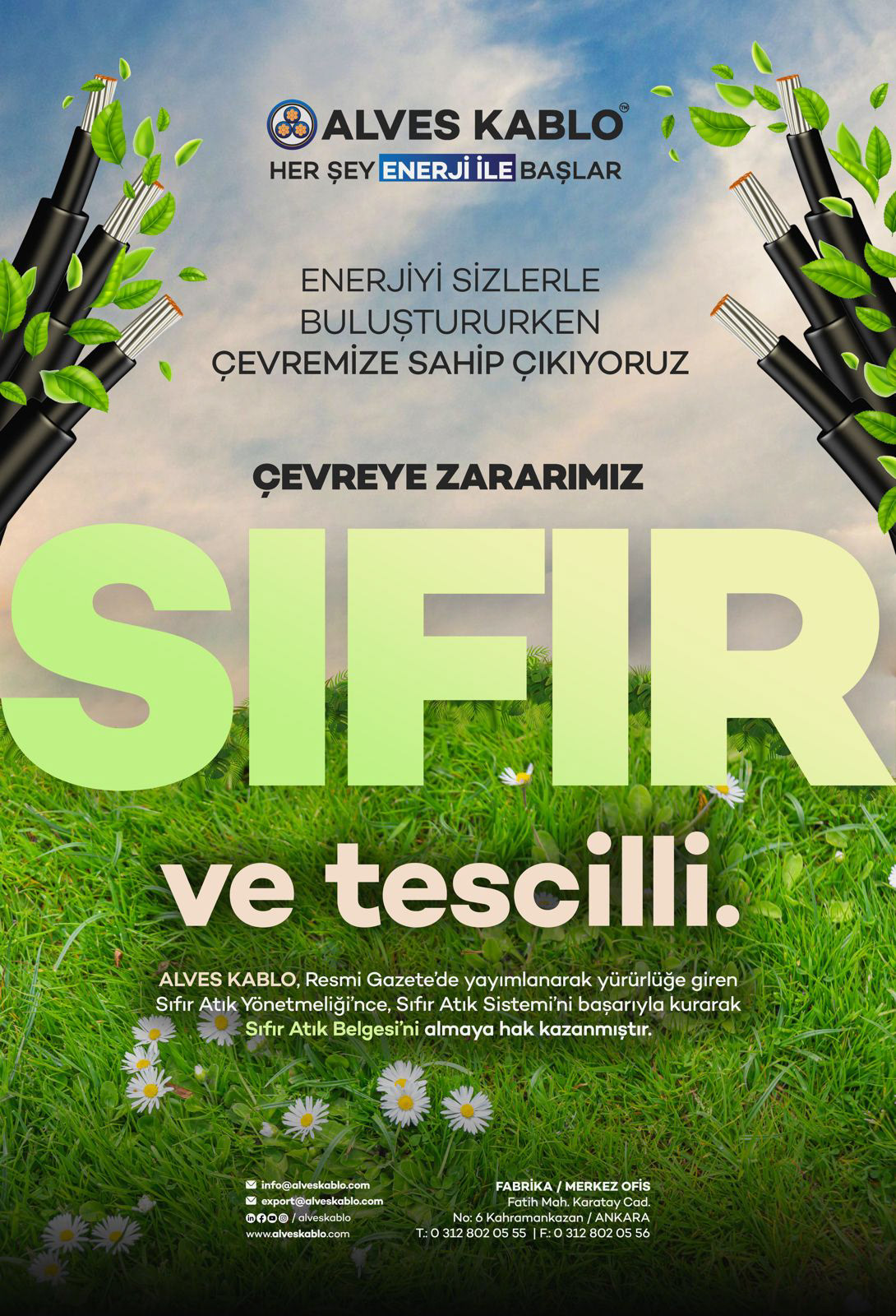 zero waste green Nature environment cables energy turkish eco Magazine Cover