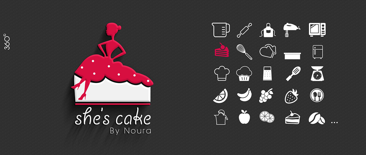 she Cheese cake Cheese cake logo cake visual identity