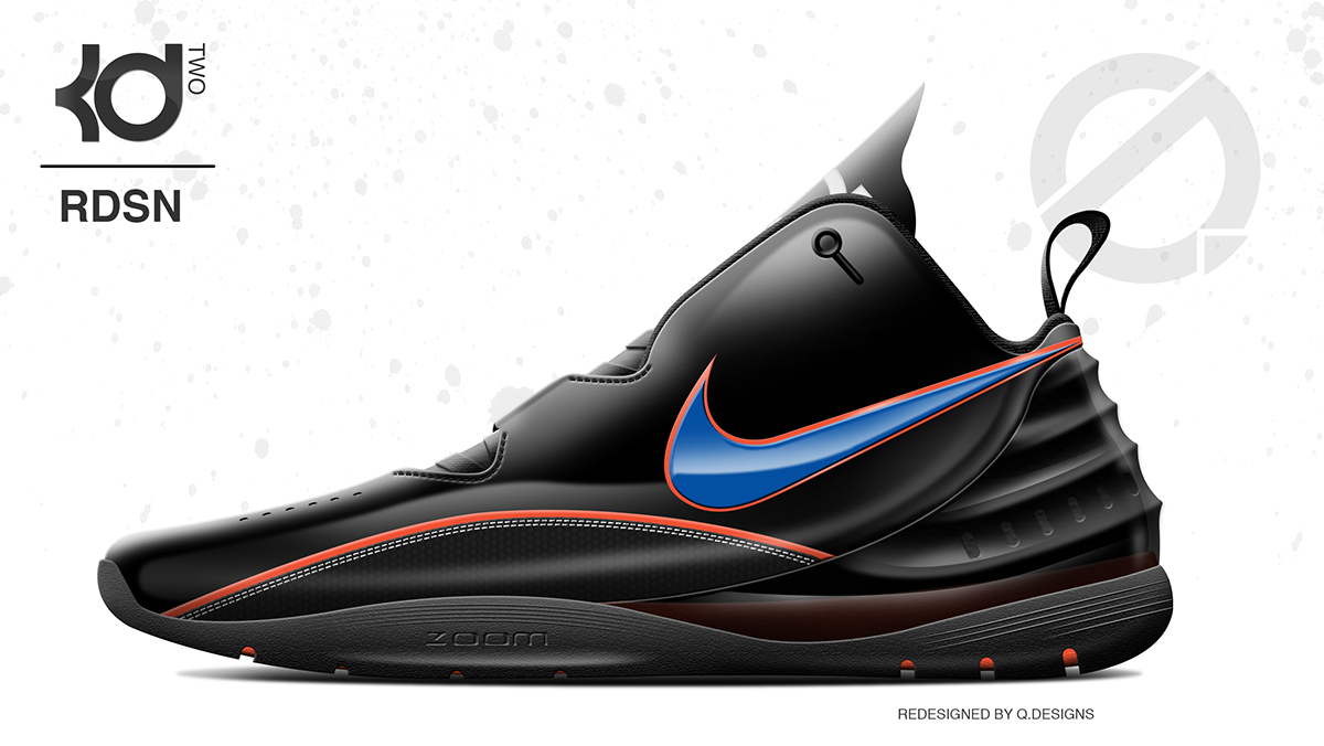 Nike basketball concepts shoe design footwear design sneakers Quintin Williams Hobby Fun redesigned