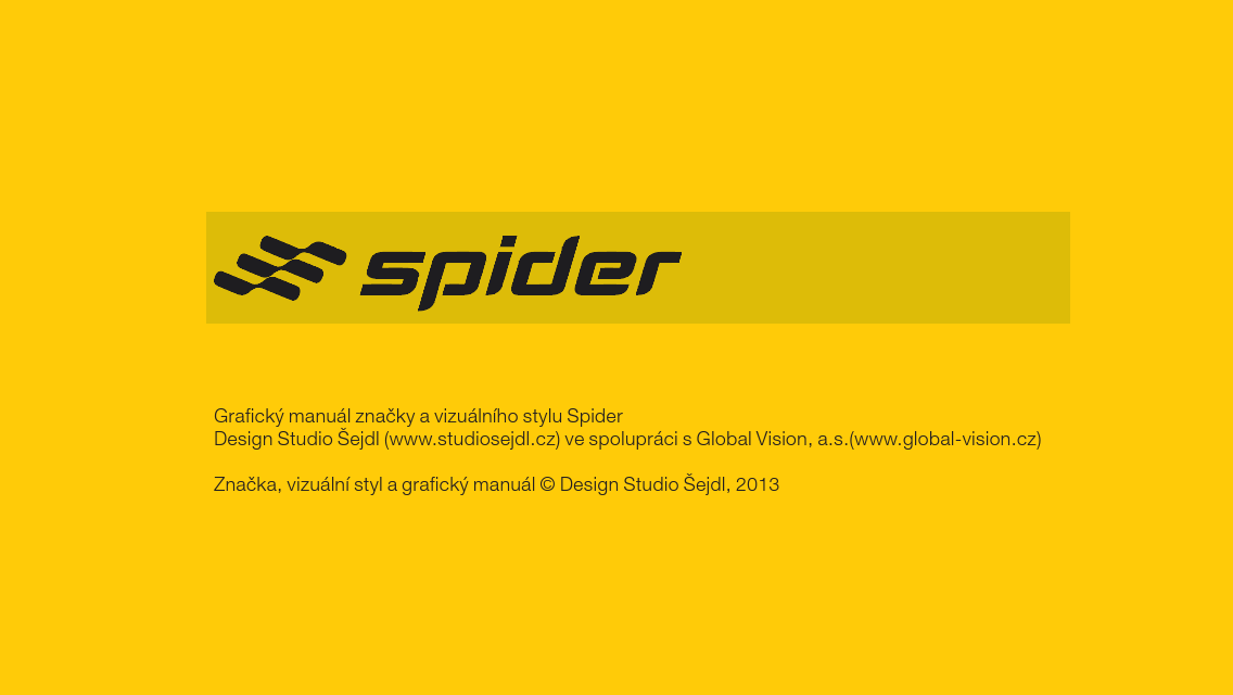 PETR sejdl studio spider slope mower logo typography   graphic corporatedesign GraphicManual  symbol Dvorak industry slopemower