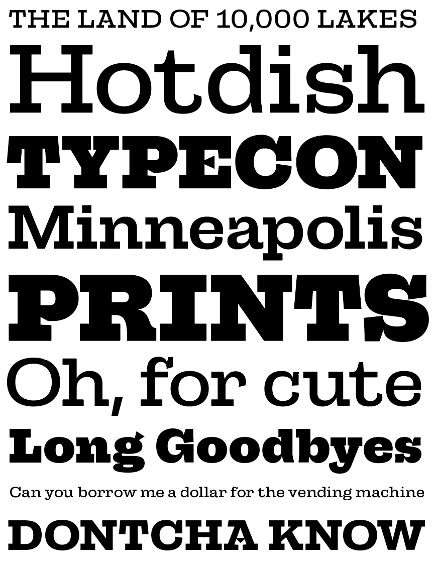 campaign slab Typeface font Custom letters foundry slab serif bold chunky