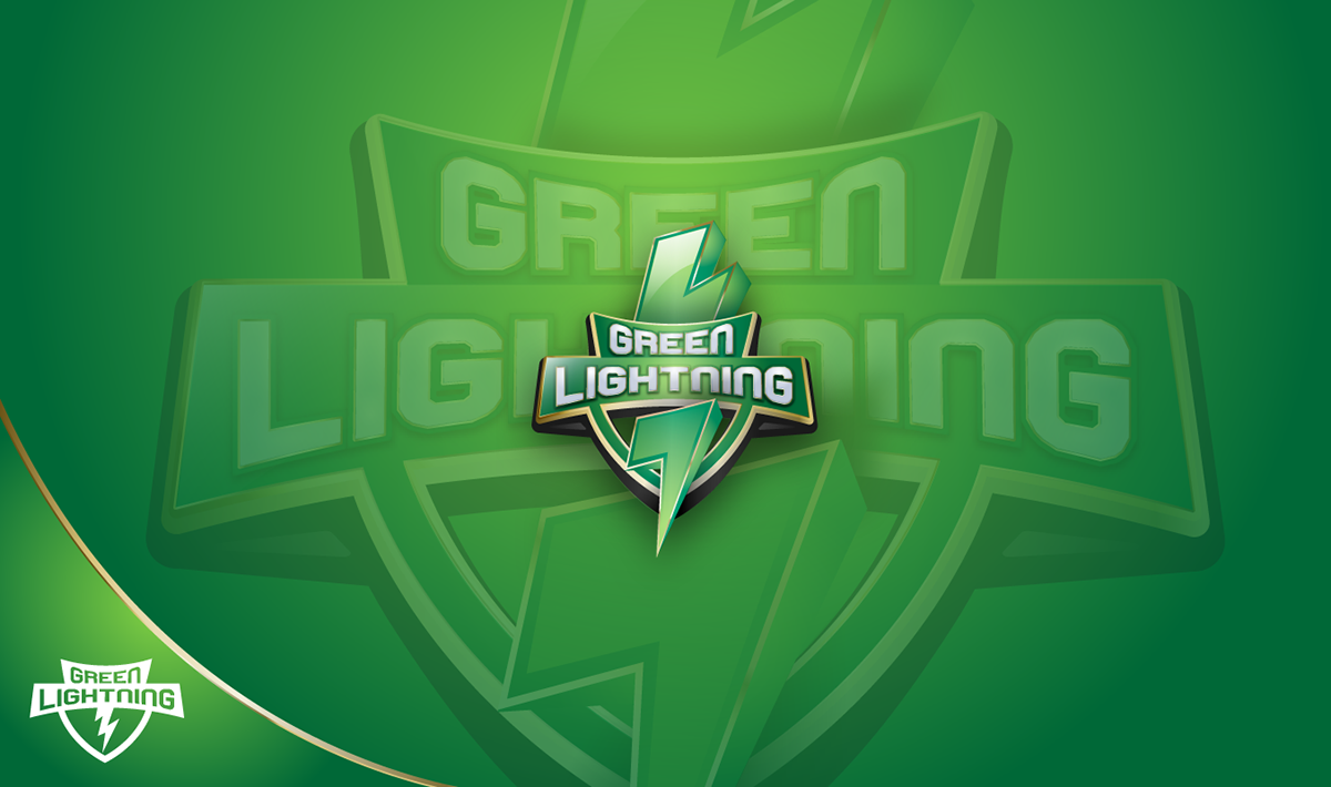 logo green lightning esport team