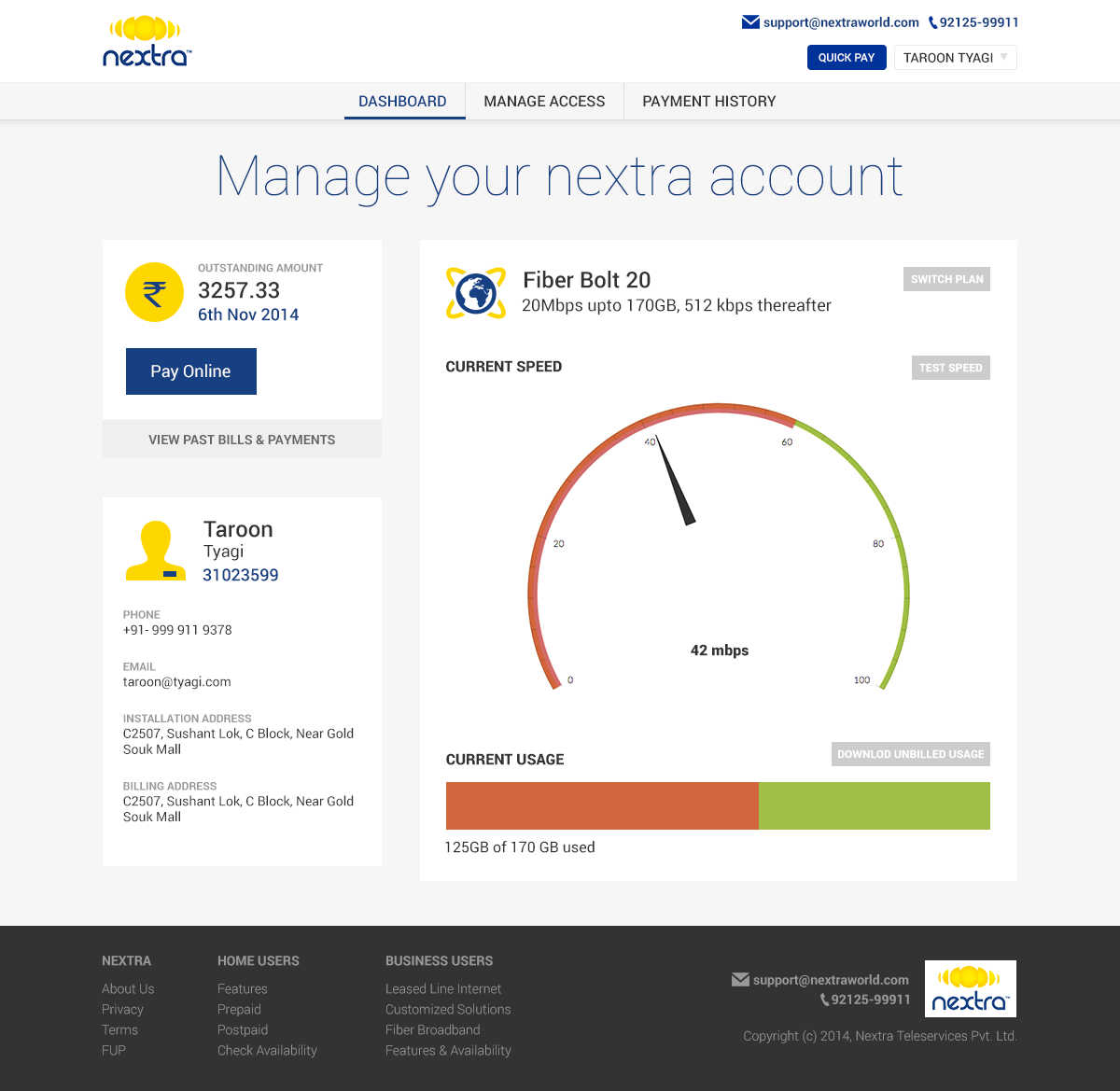 teleservices   nextra fizzysoftware UI ux Interface Email Web