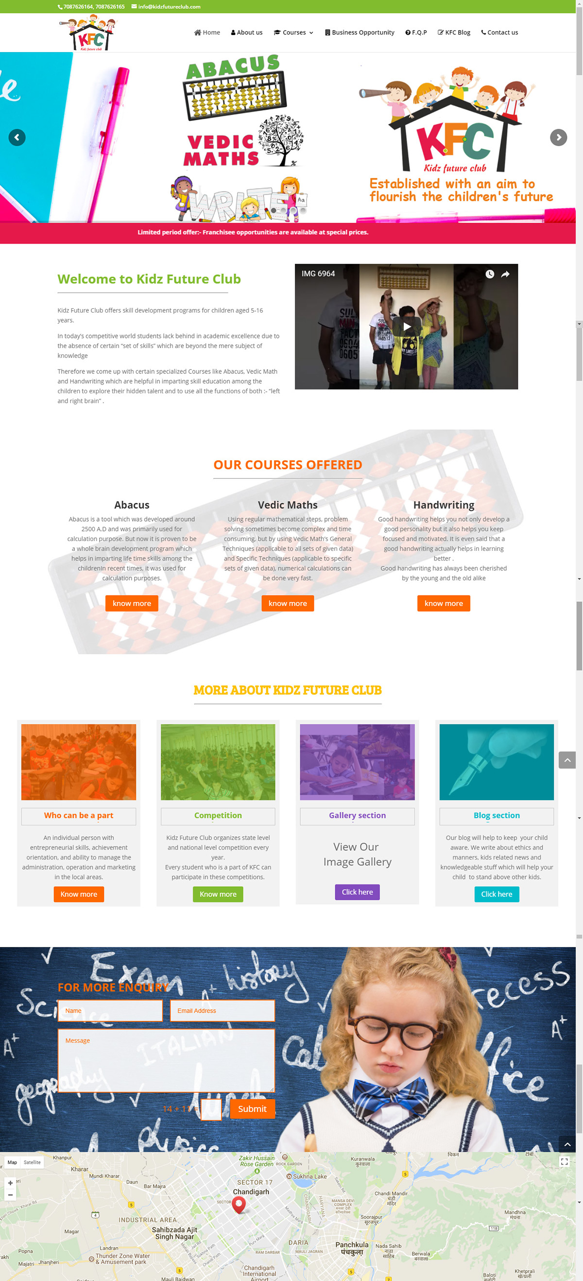 WordPress site fully designed and developed by me