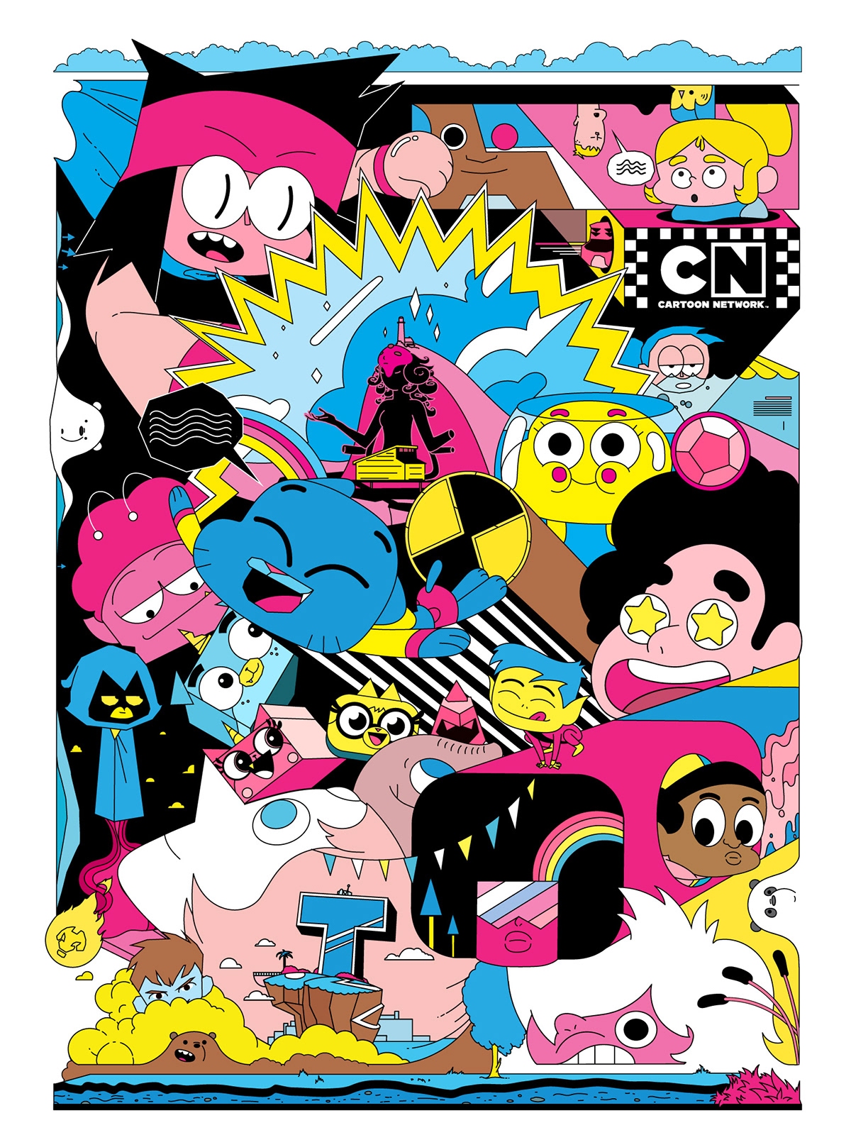 CN cartoonnetwork keyart characters Stevenuniverse Gumball official posters Show tv