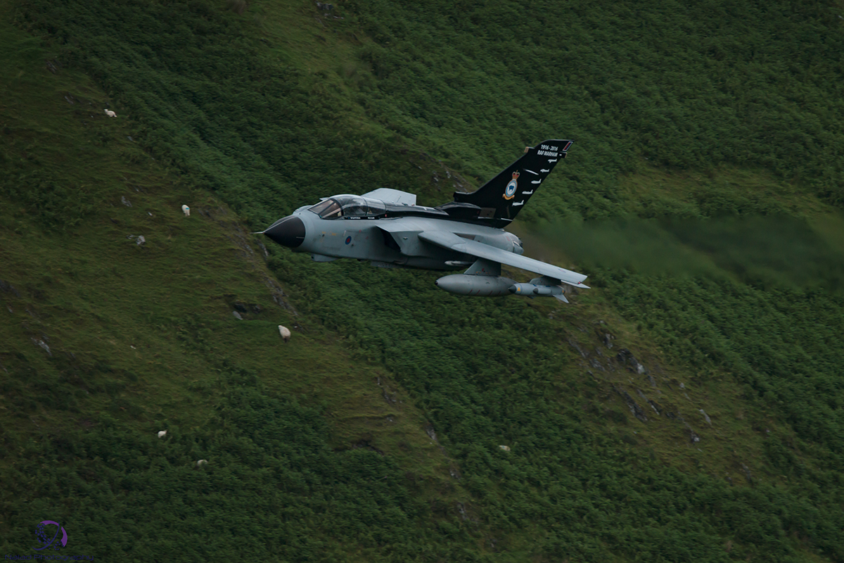 mach loop jets tornado gr4 GR5 hercules C130 wales mountains Fighter