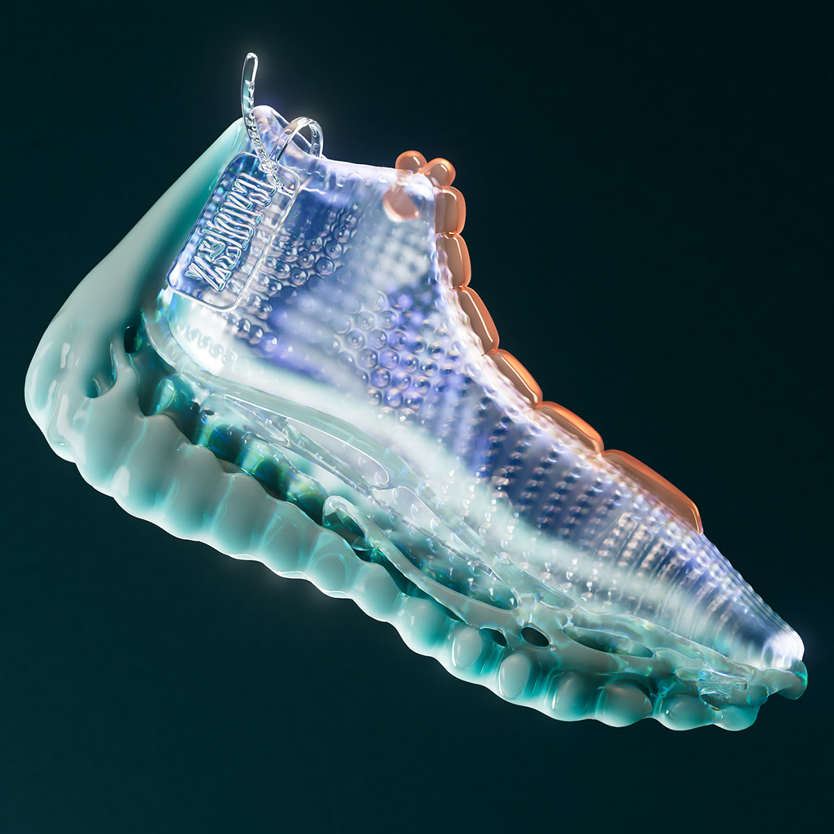 3D concept shoes shoe footwear sneakers design digital fashion Clo3d Render