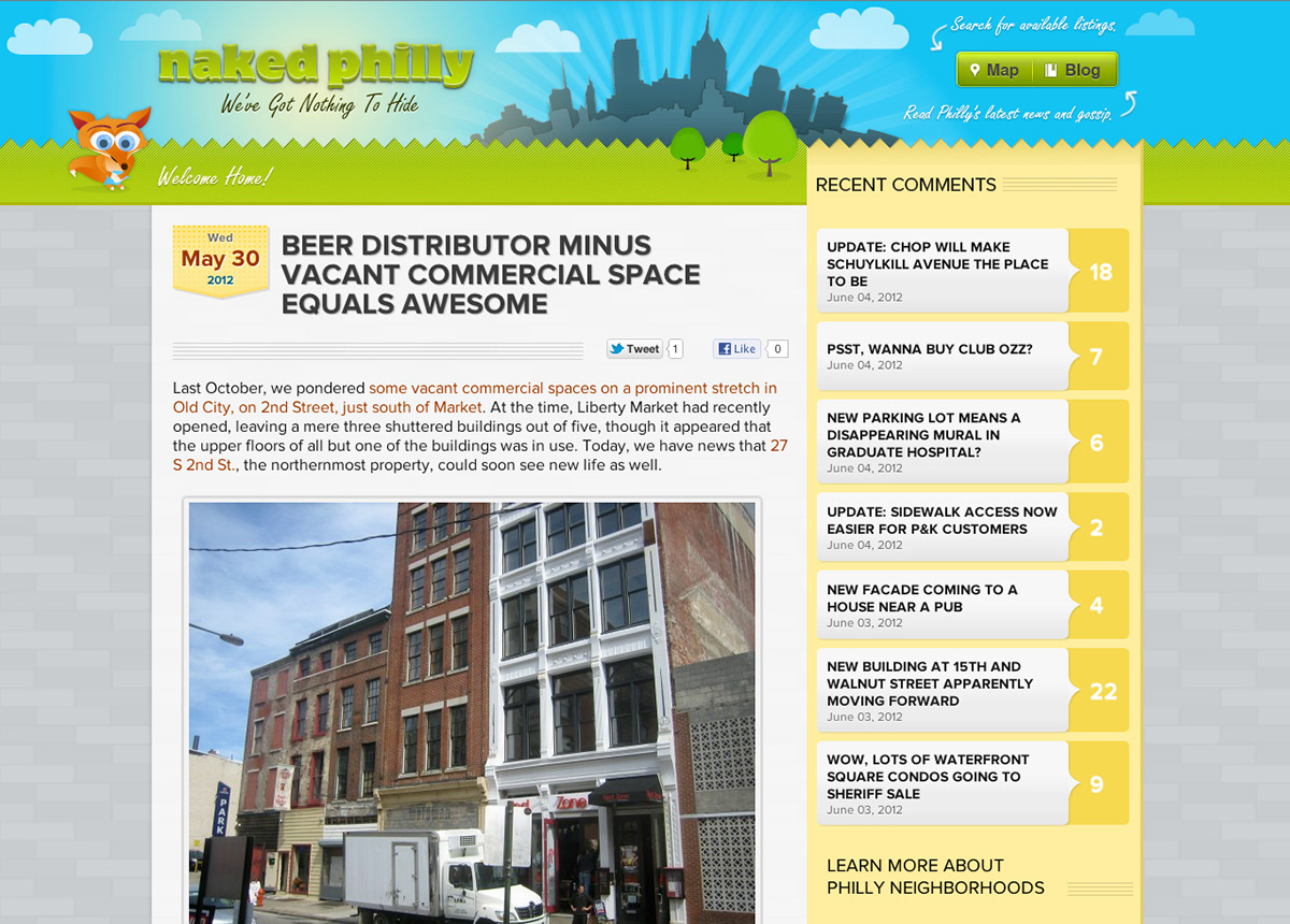 nakedphilly real estate map Character Fun Blog detailed