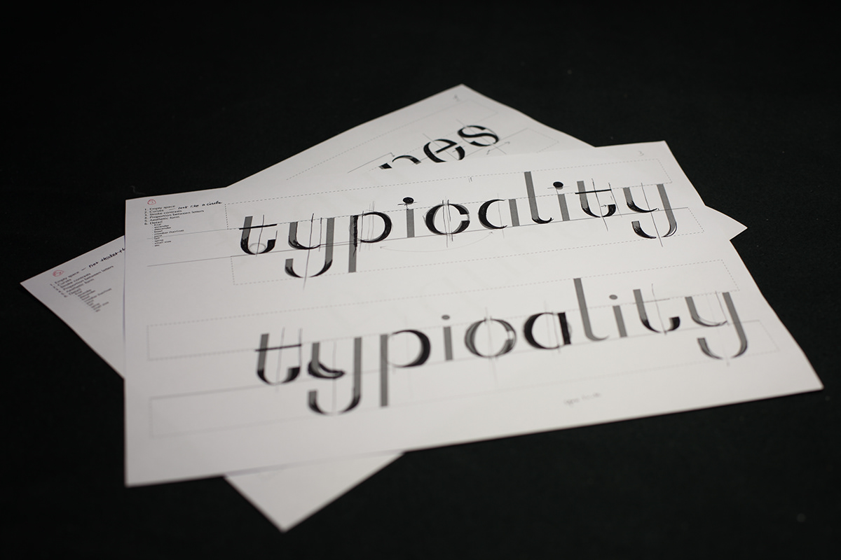 Typeface  font  basel  typographie schrift