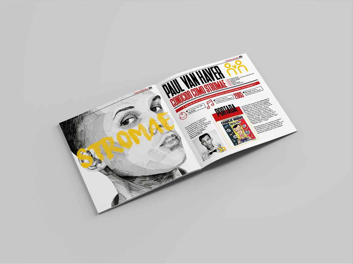 magazine belgium editorial millenials typography   graphic design  cultural infographic
