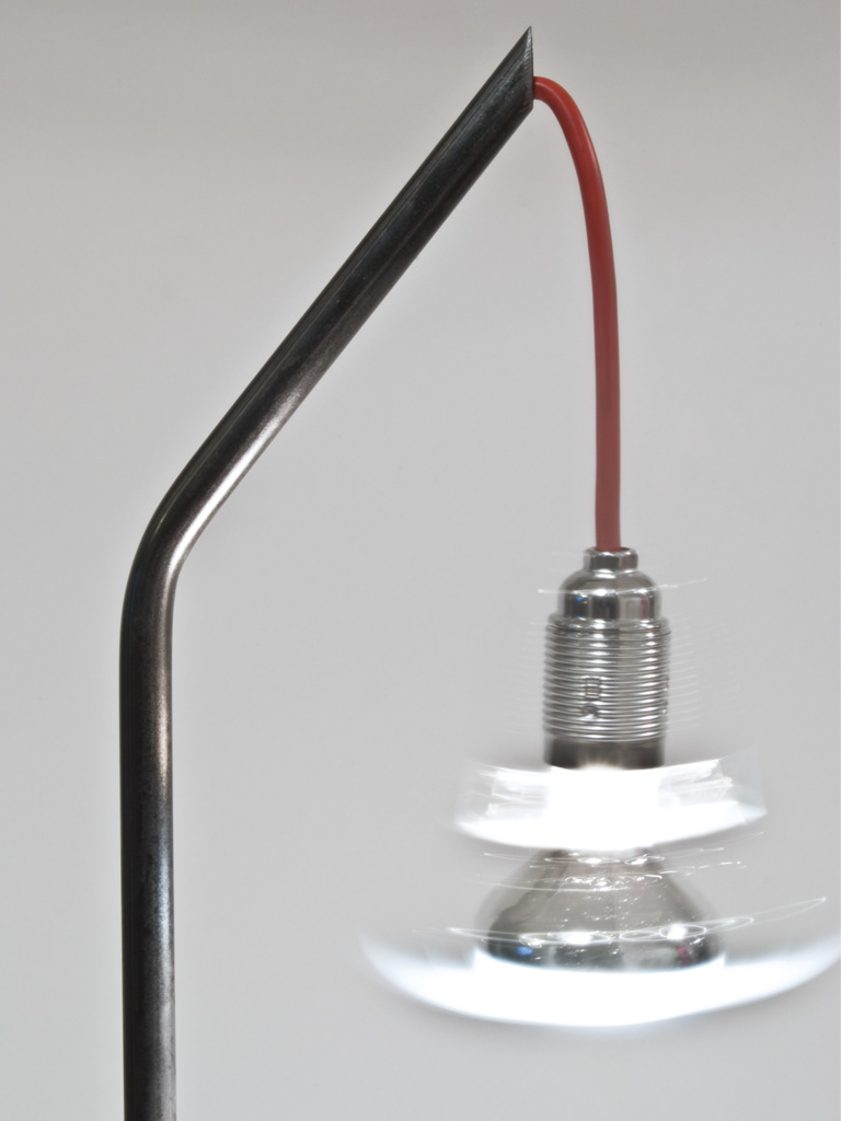 TheKeep concrete resin iron tube uncut studio uncut simone cossettini Mattia Ghidini light Lamp handmade color bulb