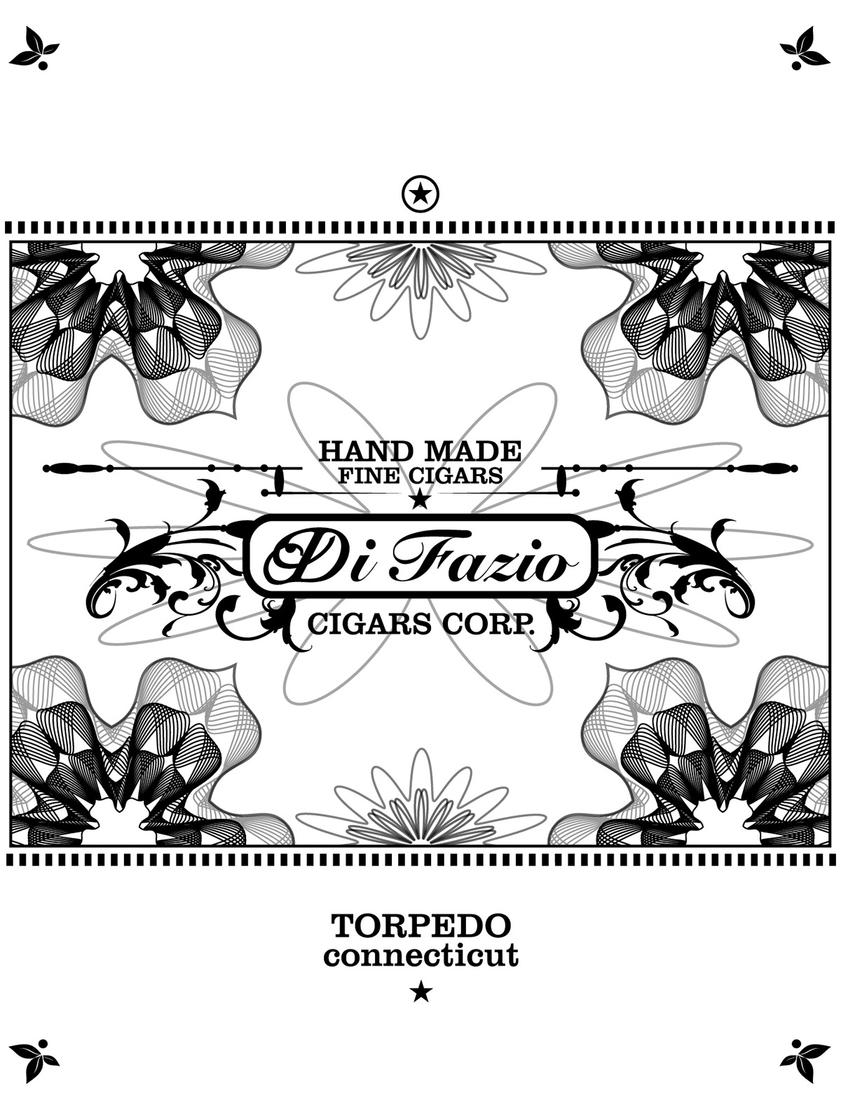 cigar labels Stationery Antonio Rojas banners Smokers print inspire
