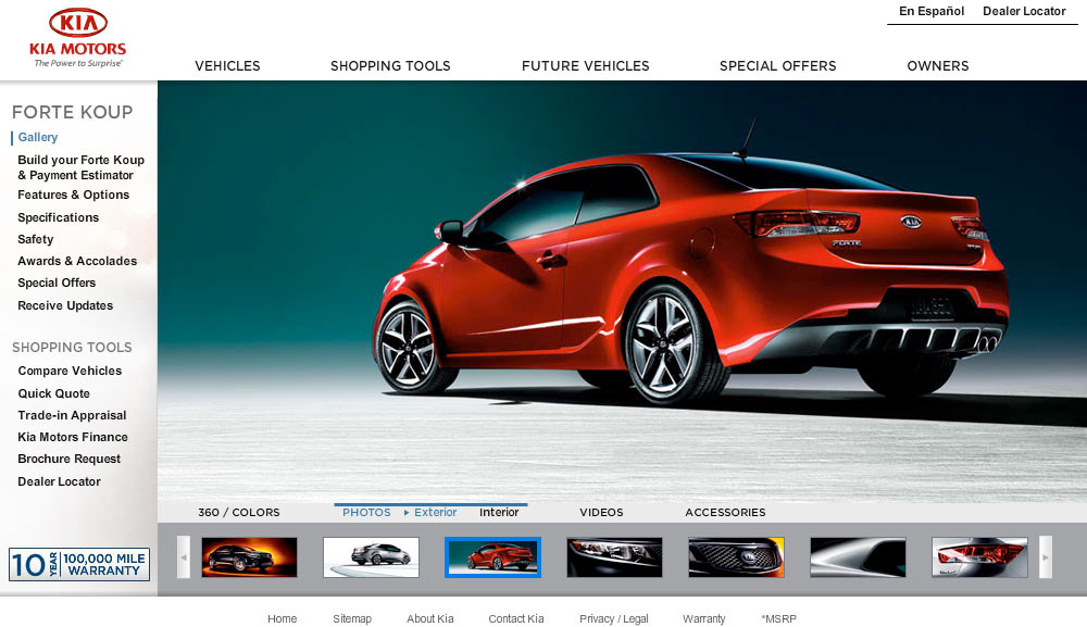 modern clean kia interactive design digital branding UI automotive   interface design re-design redesign site redesign Adobe Portfolio
