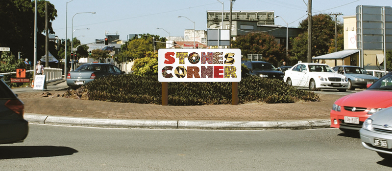Stones Corner Greenslopes Brisbane Queensland markets arts sunday bazaar fabric material pattern culture calendar flyer poster