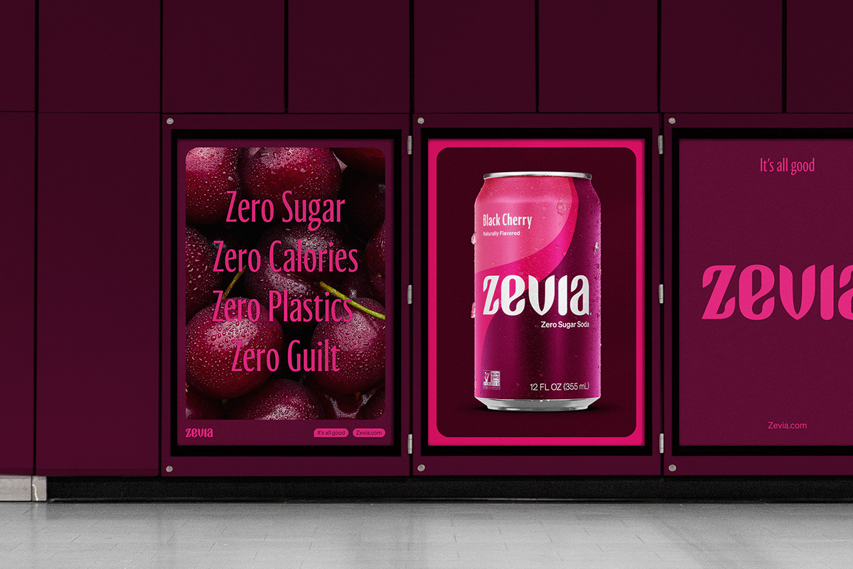 Packaging soda beverage brand identity packaging design Brand Design typography   identity soft drink zevia