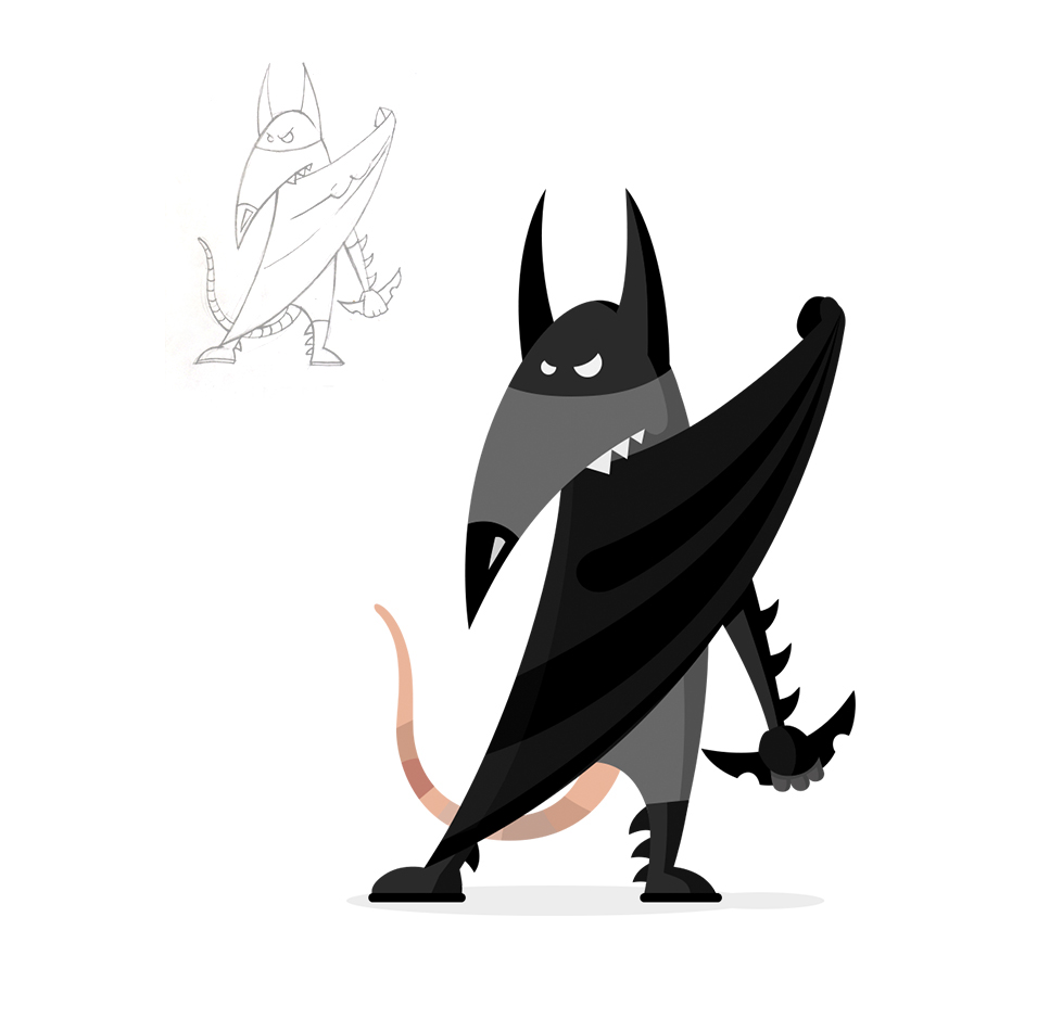 batman batrat rat Hero super Character