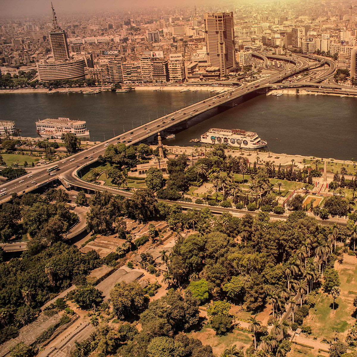 cairo cityscape city