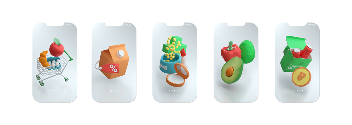 3D icon design  icons ILLUSTRATION  set