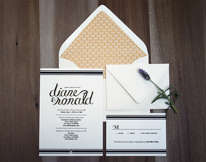 wedding invitation Invitation lettering Handlettering custom type wedding invite rsvp envelope Stationery print handmade
