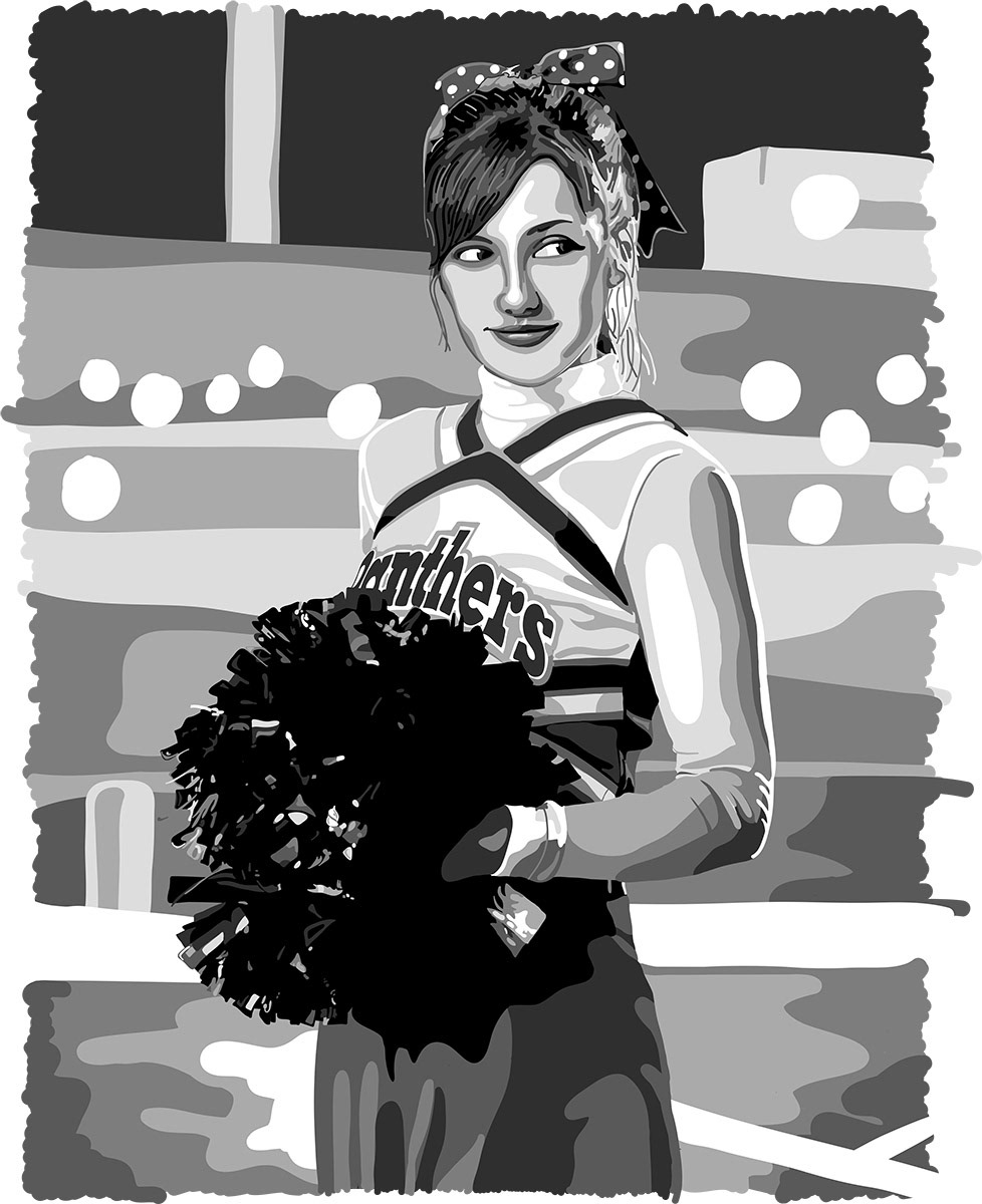 friday night lights MINKA KELLY Aimee Teegarden  Lyla Garrity Julie Taylor portait cheerleader american football  tv series