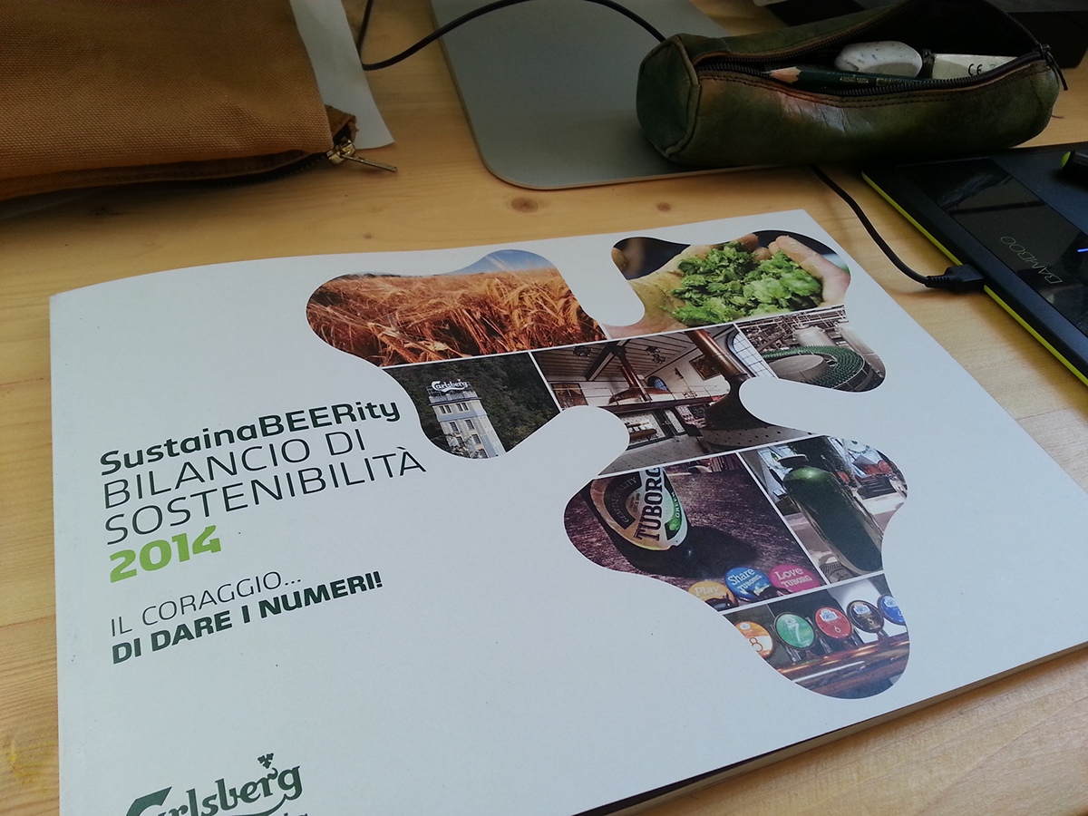 Carlsberg Sustainability beer report hop malt trees map corporate social responsibility CSR