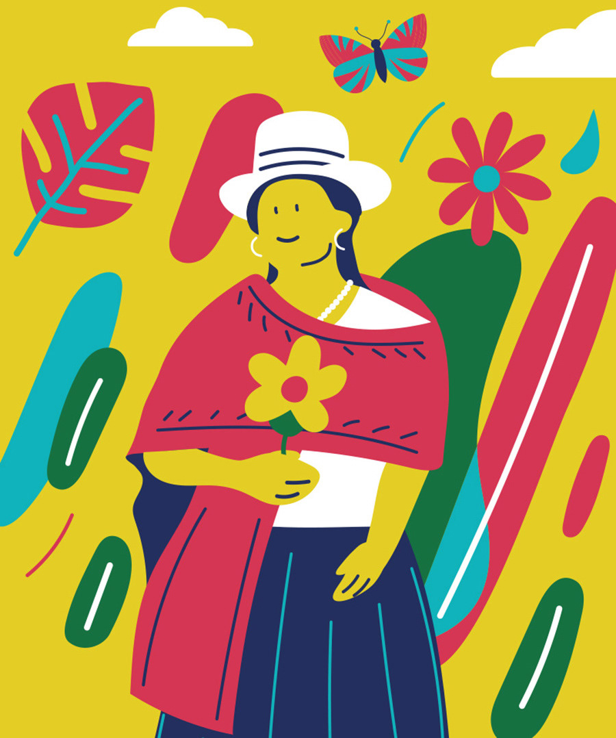 culture paraguay Ecuador Ghana ilustration social graphics Heritage Ambassadors