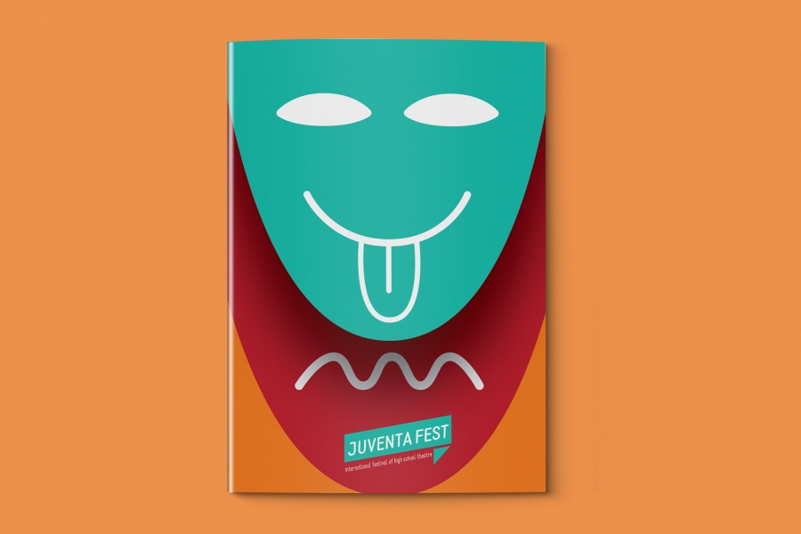 juventa festival theatre festival Theatre High School Students emoticons mask tragedy comedy  color Fun happy