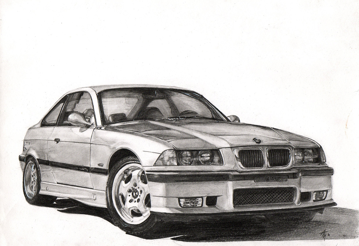 BMW automotive   Car Illustration M3