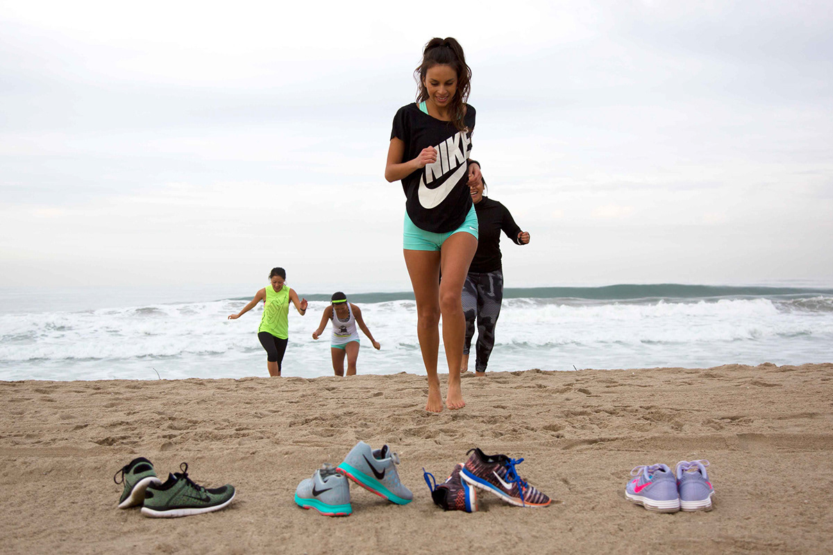 Nike nike women running NRC ntc niketraining Venice workout training Finishline fnlstyle Los Angeles beach