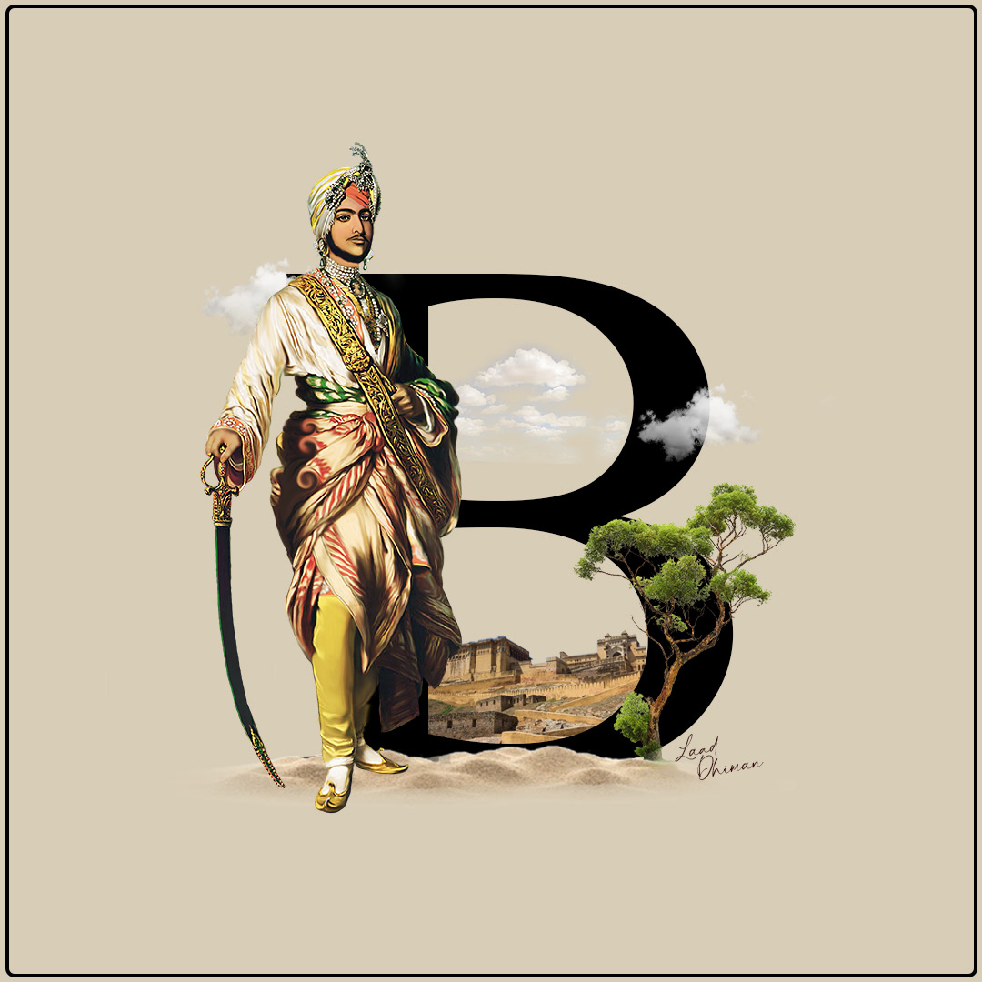 Advertising  Character design  design Digital Art  ILLUSTRATION  panjab poster sikh typography   warrior