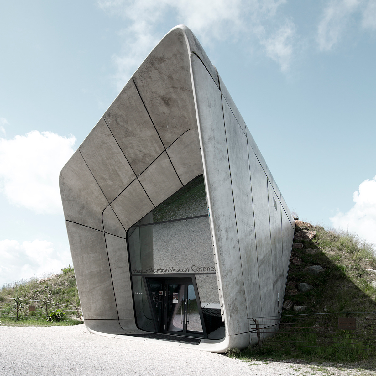 contemporary architecture modern museum mountain south tyrol ZAHA HADID art
