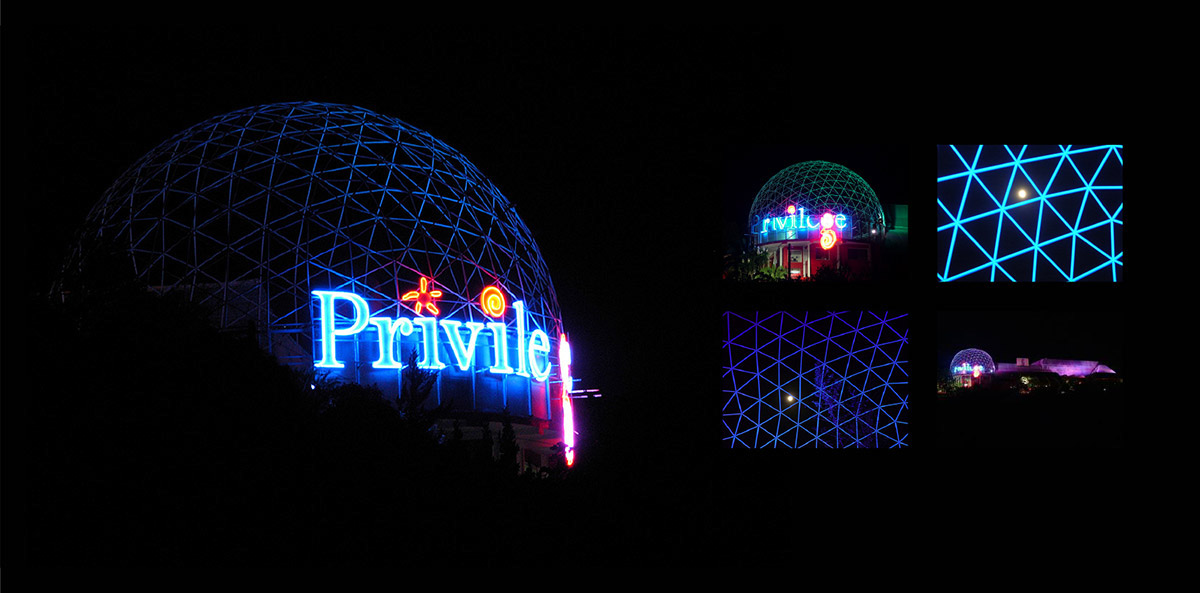 disco ibiza privilege dome night