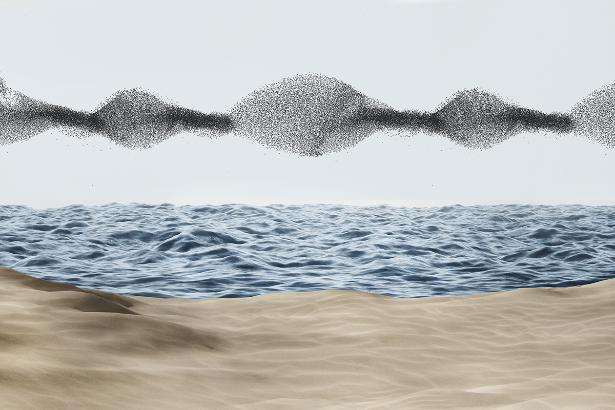 Adobe Portfolio CGI Landscape road mountain Ocean digital cloud Nature 3D modeling Metaphysics