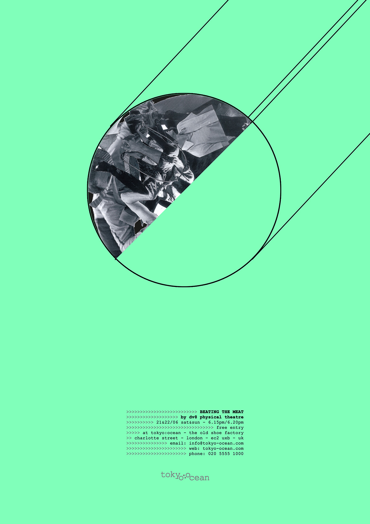 posters minimal simple circles tokyo:ocean performances