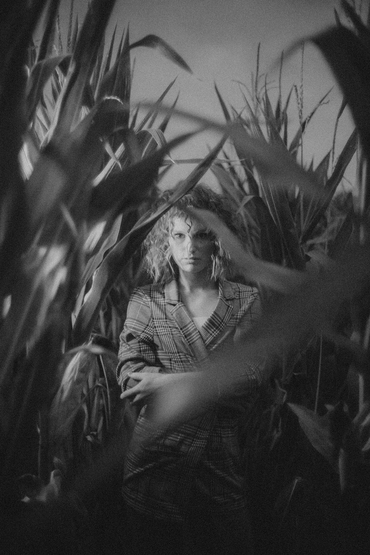 35mm cornfield female lifestyle mike palmowski model mood portrait portrait series voigtlaender