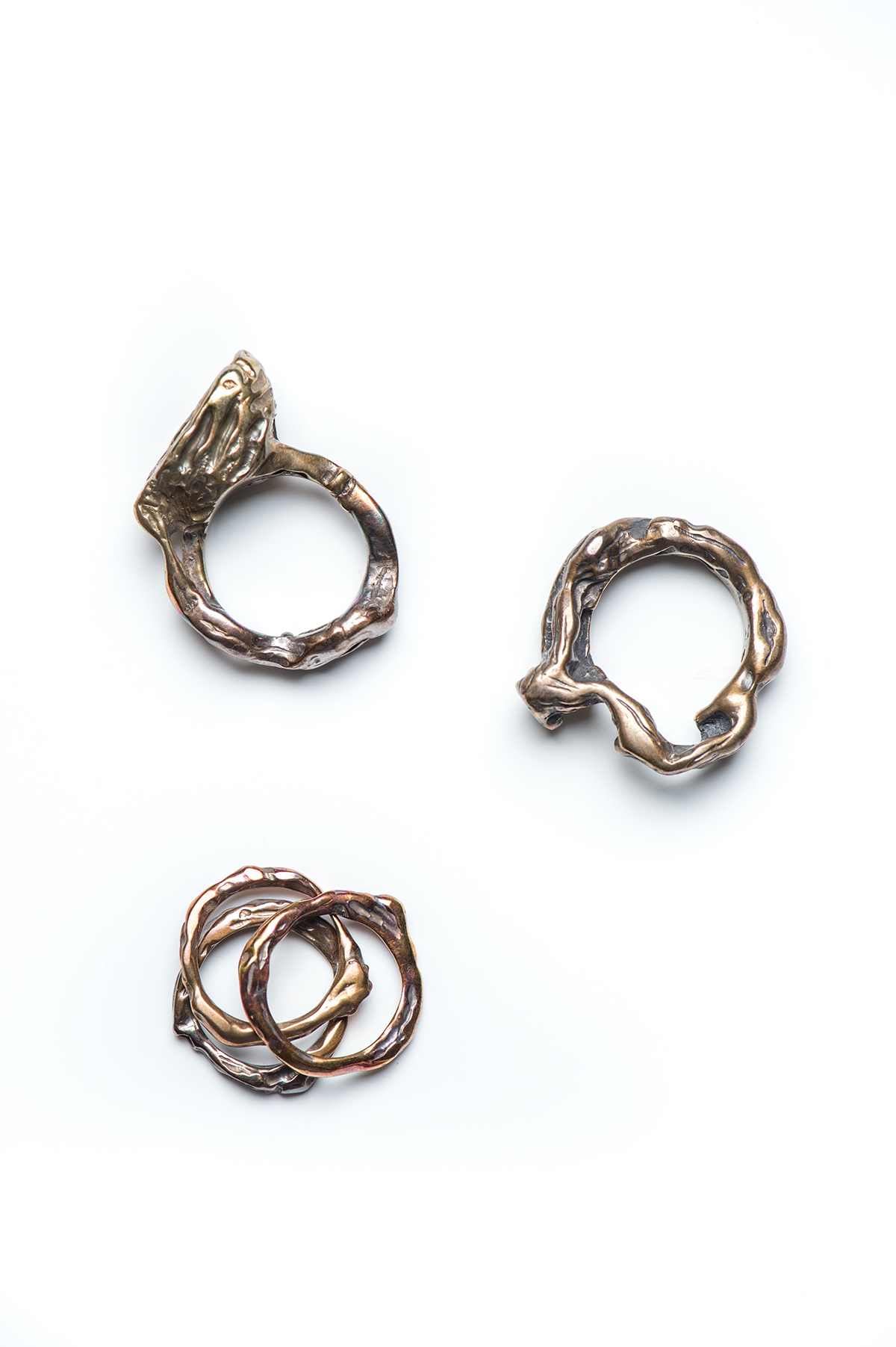 rings birds jewelry casting cast bronze