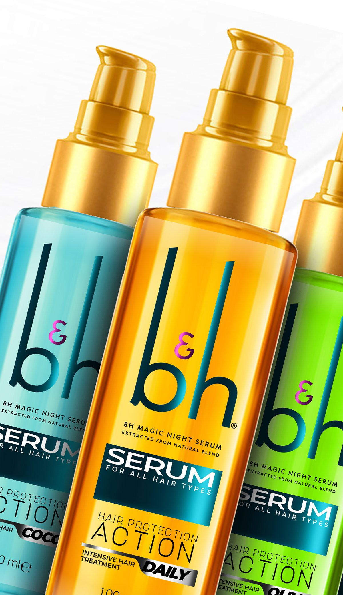 serum packaging hair care