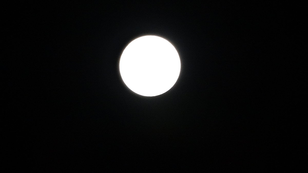 luna blanco CIelo