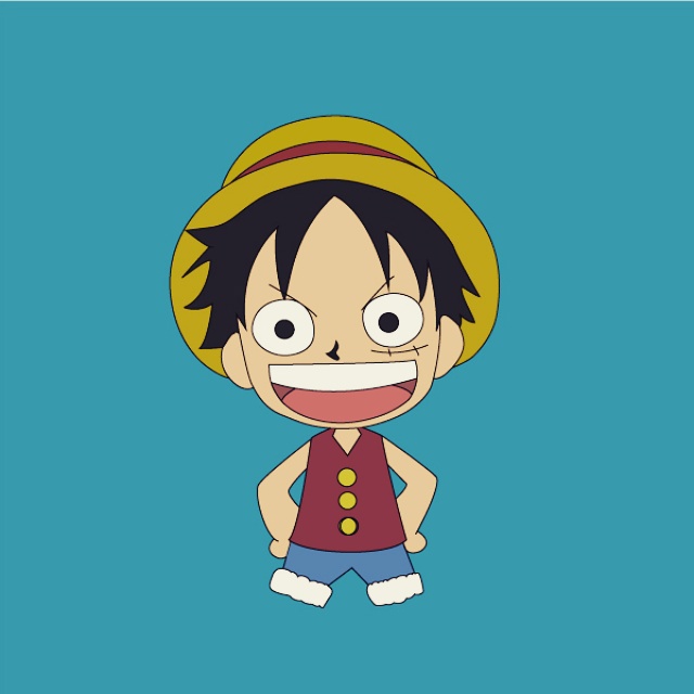 vector Onepiece strawhat