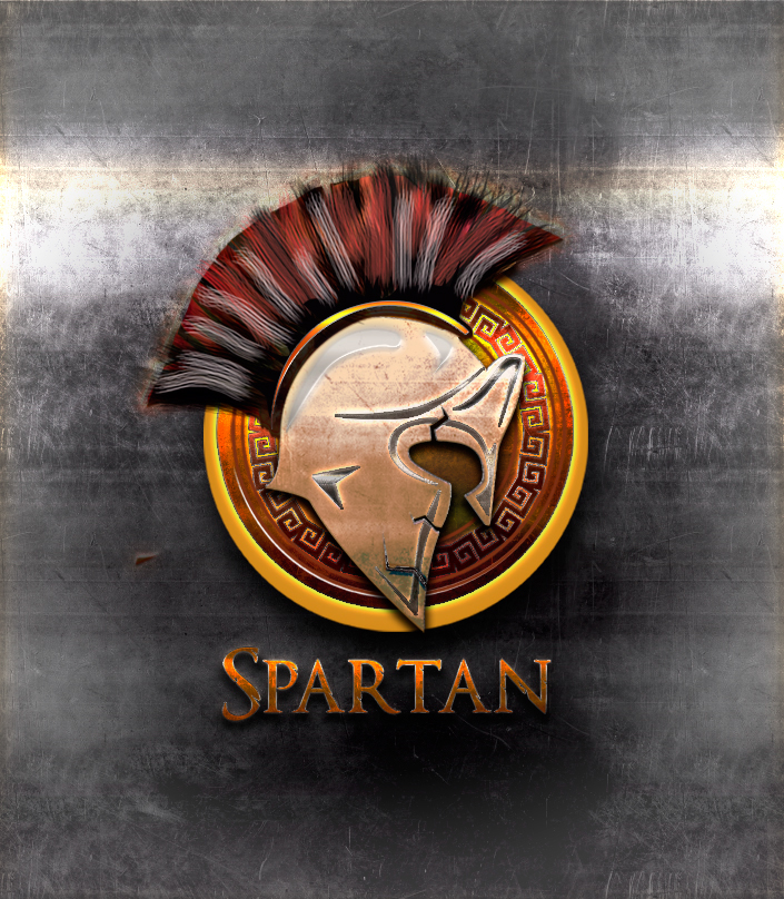 logotipos  hiper realismo spartan