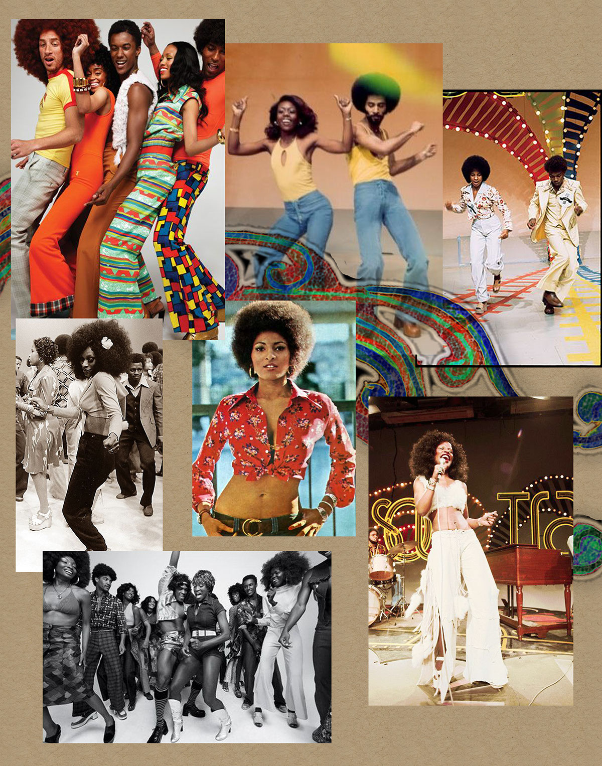 soul train african american art fashion art fashion illustration 70s